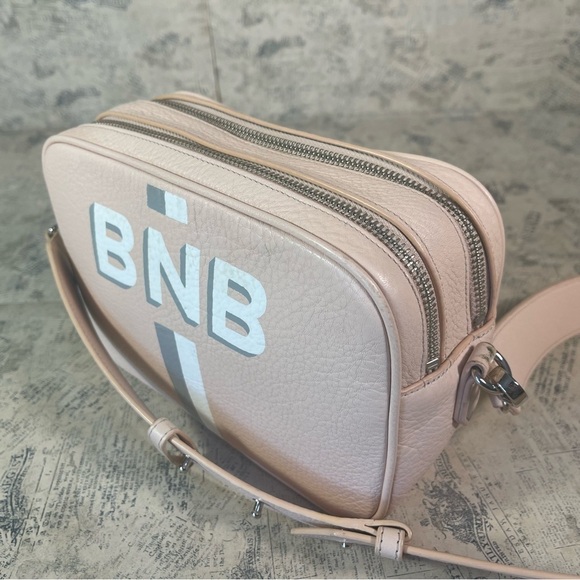 Leatherology Meadow Double Zip Camera Bag Rose Full Grain Leather Pebbled Soft - Picture 8 of 13